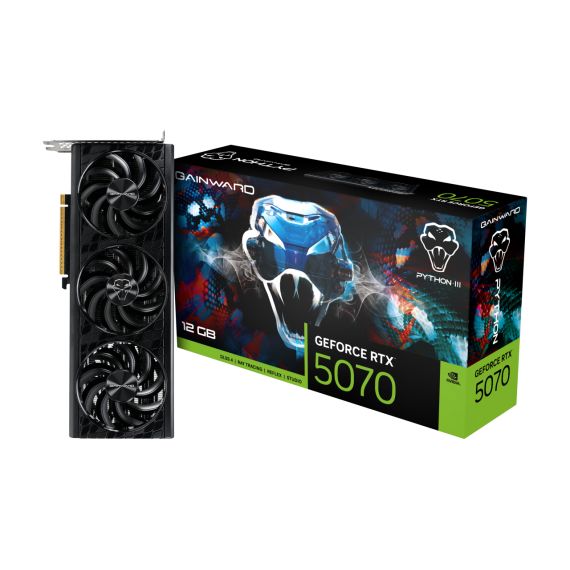 Gainward GeForce RTX 5070 Python III - Graphics Card - GeForce RTX 5070 - 12 GB - NE75070019K9-GB2050T
