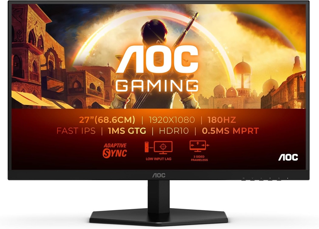 AOC 27G42E 180Hz IPS LED 27-Inch FHD  Gaming Monitor