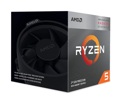 AMD Ryzen 5 3400G - 4x - 3.70 GHz - So.AM4 - incl. AMD Wraith Stealth Cooler - YD3400C5FHBOX