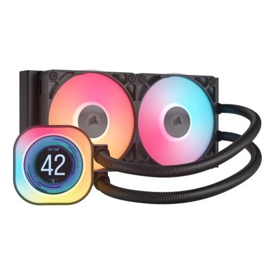 CORSAIR iCUE Link TITAN 240 RX LCD - processor liquid cooling system - CW-9061022-WW