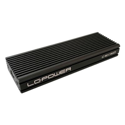 LC-Power storage enclosure LC-M2-C-MULTI - NVMe/SATA SSD - USB 3.2 - LC-M2-C-MULTI