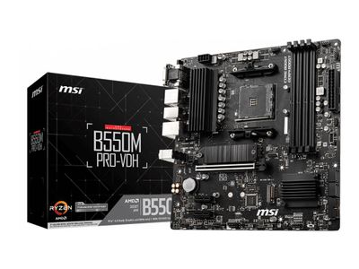 MSI B550M PRO-VDH - motherboard - micro ATX - Socket AM4 - AMD B550 - 7C95-017R