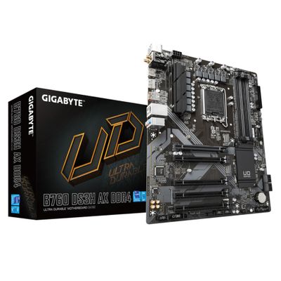 GIGABYTE Motherboard B760 DS3H AX DDR4 - ATX - Socket Intel 1700 - Intel B760 - B760 DS3H AX DDR4