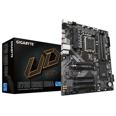 GIGABYTE Motherboard B760 DS3H - Micro-ATX - LGA 1700 - Intel B760 - B760 DS3H DDR4