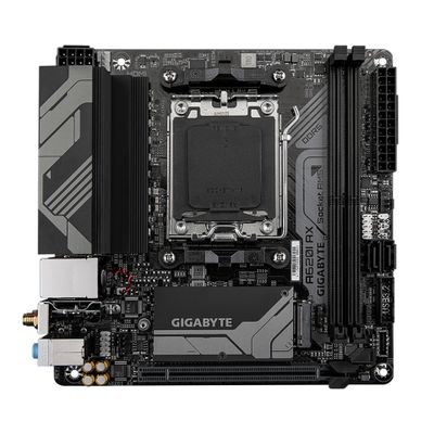 Gigabyte A620I AX - 1.0 - motherboard - mini ITX - Socket AM5 - AMD A620 - A620I AX