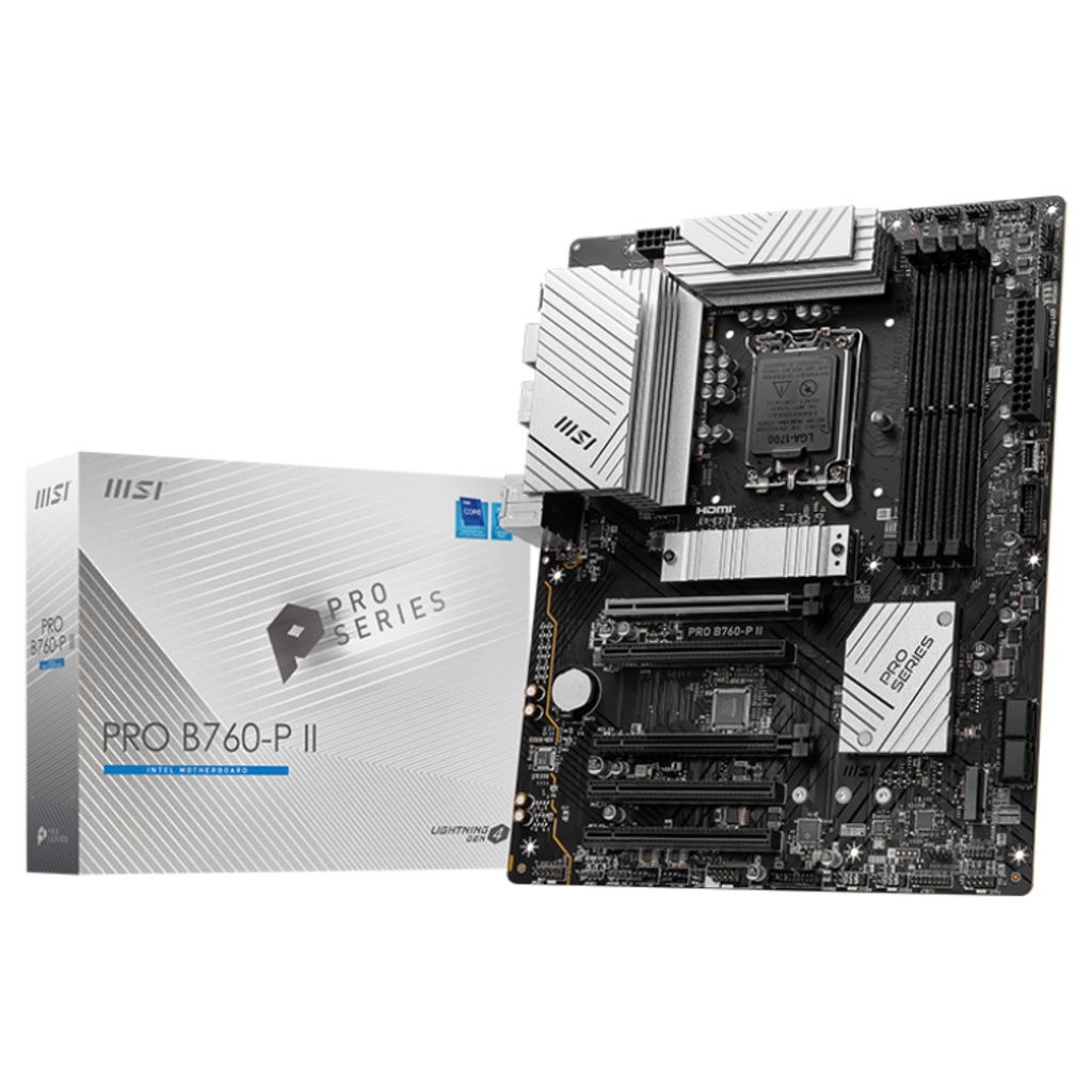 MSI PRO B760-P II - motherboard - ATX - LGA1700 Socket - B760 · 7E29-002R