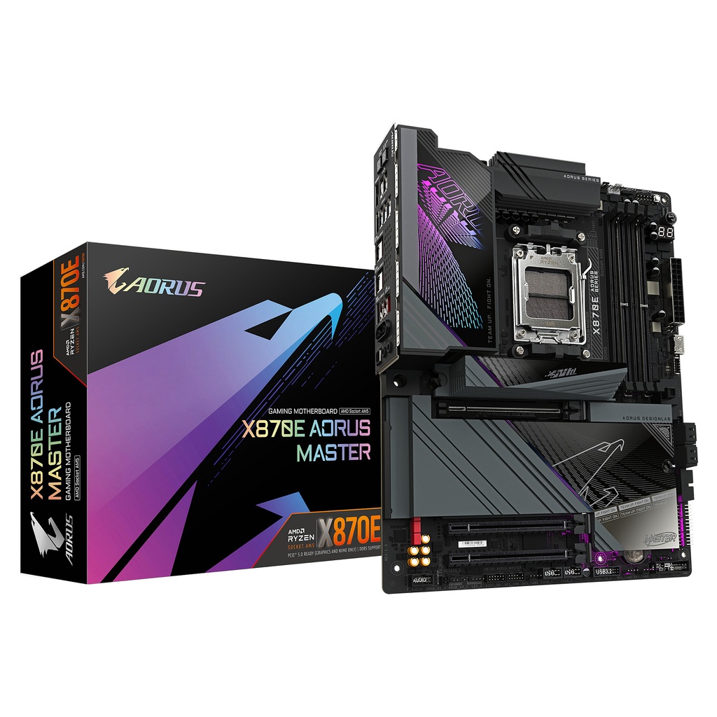 AORUS X870E MASTER - motherboard - ATX - Socket AM5 - AMD X870E - X870E AORUS MASTER