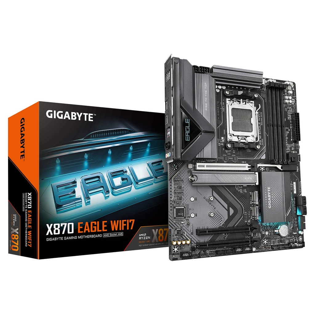 GIGABYTE X870 EAGLE WIFI7 - motherboard - ATX - Socket AM5 - AMD X870 - X870 EAGLE WIFI7