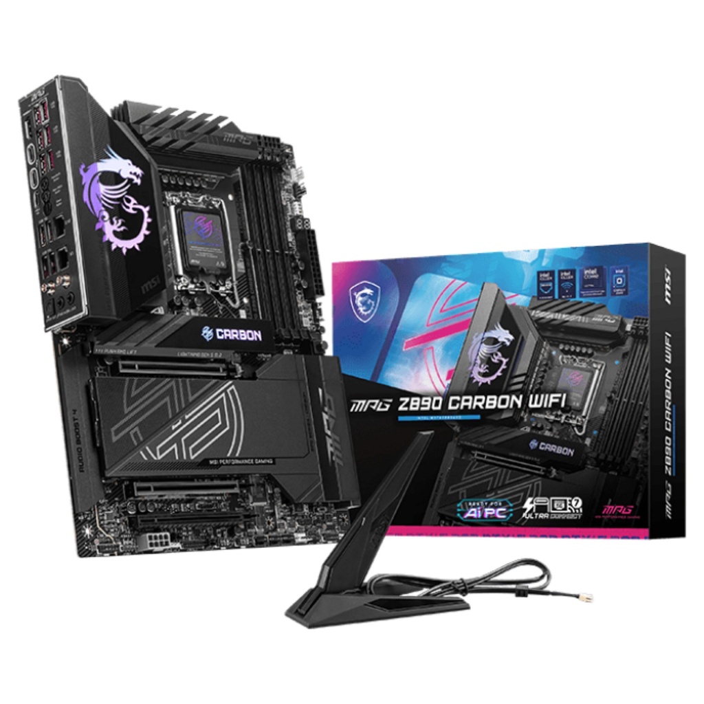 MSI MPG Z890 Carbon WiFi - motherboard - ATX - LGA1851 Socket - Z890 · 7E17-001R