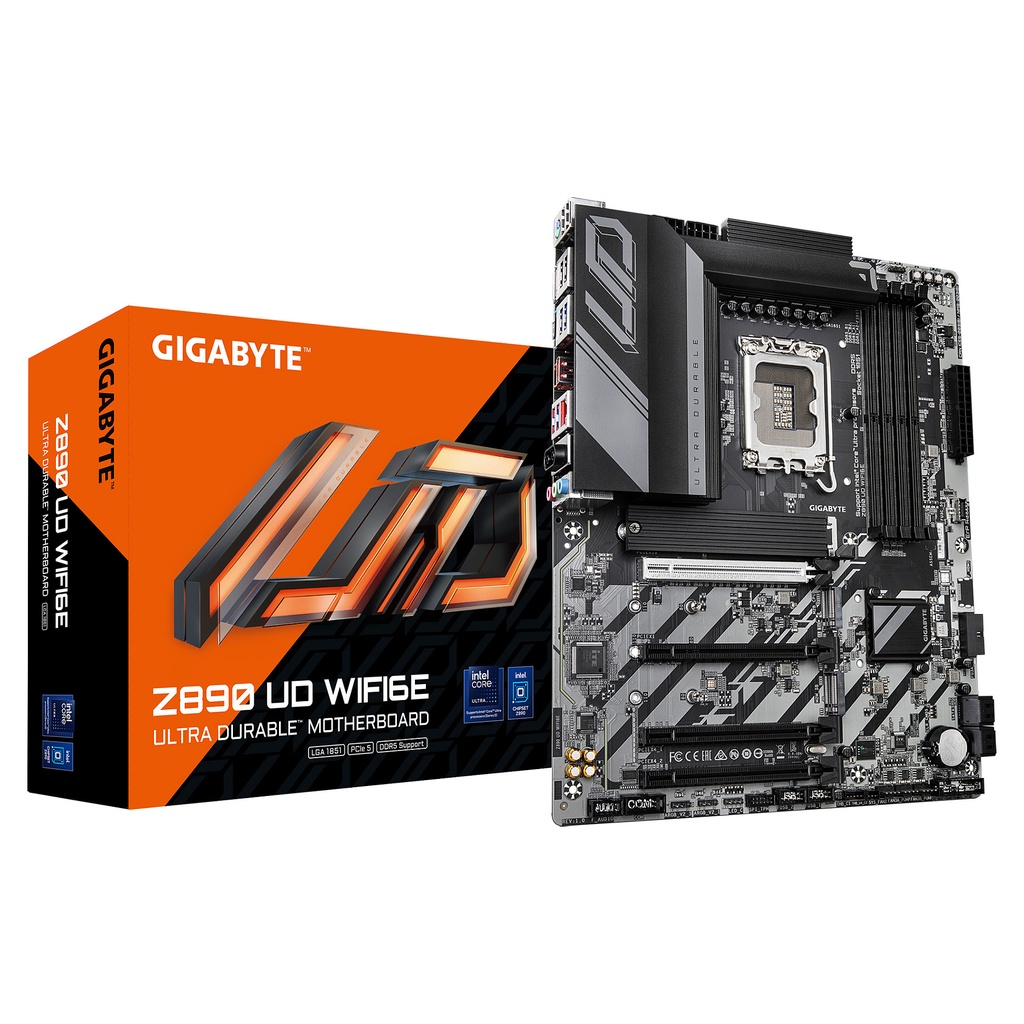 GIGABYTE Z890 UD WIFI6E - motherboard - ATX - LGA1851 Socket - Z890 - Z890 UD WIFI6E