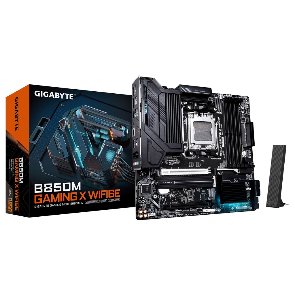 GIGABYTE B850M GAMING X WIFI6E - motherboard - micro ATX - Socket AM5 - AMD B850 - B850M GAMING X WF6E