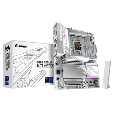 AORUS B860 ELITE WIFI7 ICE - motherboard - ATX - LGA1851 Socket - B860 - B860 A ELITE WF7 ICE