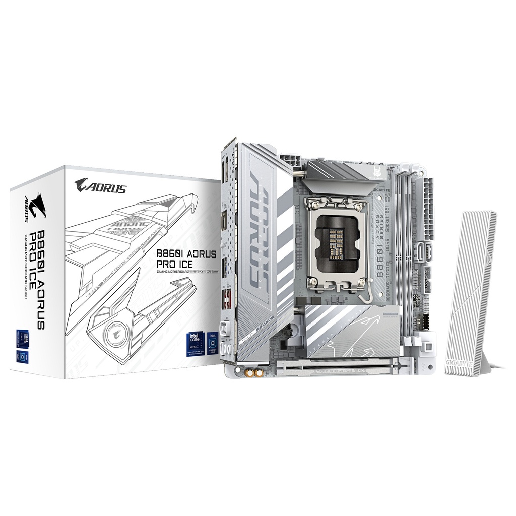 AORUS B860I PRO ICE - motherboard - mini ITX - LGA1851 Socket - B860 - B860I AORUS PRO ICE