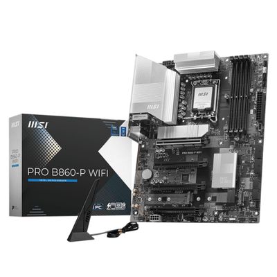 MSI Mainboard PRO B860-P WIFI - ATX - Socket LGA1851 - Intel B860 - 7E41-001R