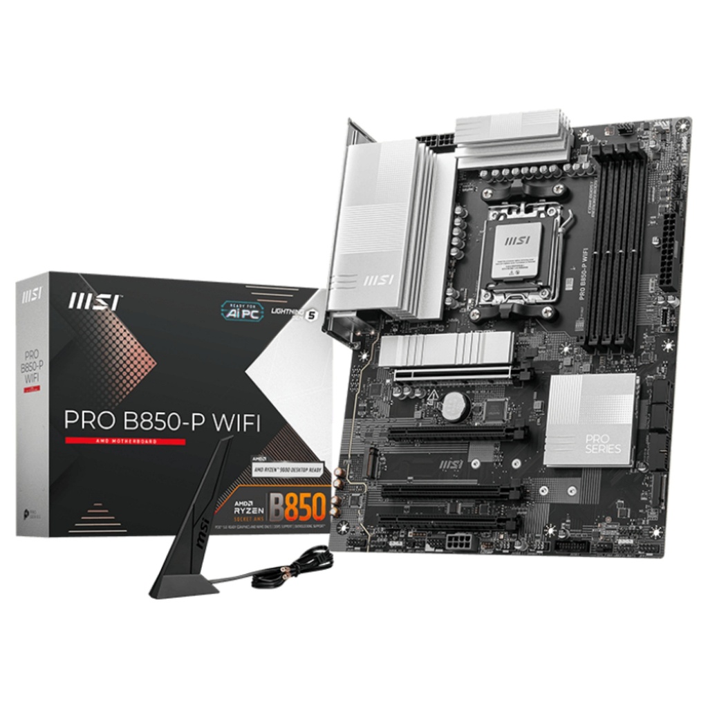 MSI PRO B850-P WIFI - motherboard - ATX - Socket AM5 - AMD B850 · 7E56-002R