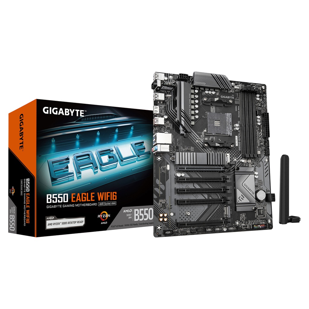GIGABYTE B550 EAGLE WIFI6 - motherboard - ATX - Socket AM4 - AMD B550 - B550 EAGLE WIFI6