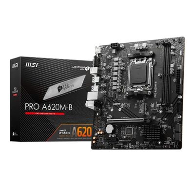 MSI PRO A620M-B - motherboard - micro ATX - Socket AM5 - AMD A620 - 7E28-017R