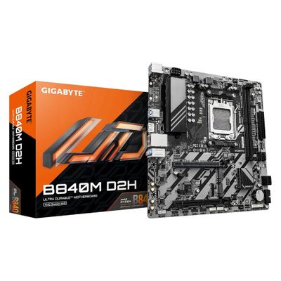Gigabyte B840M D2H - motherboard - micro ATX - Socket AM5 - AMD B840 - B840M D2H