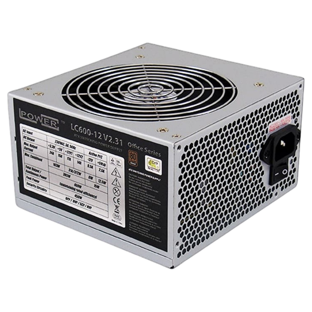 LC POWER power supply LC600-12 V2.31 - 80 PLUS Bronze - - LC600-12 V2.31 450W