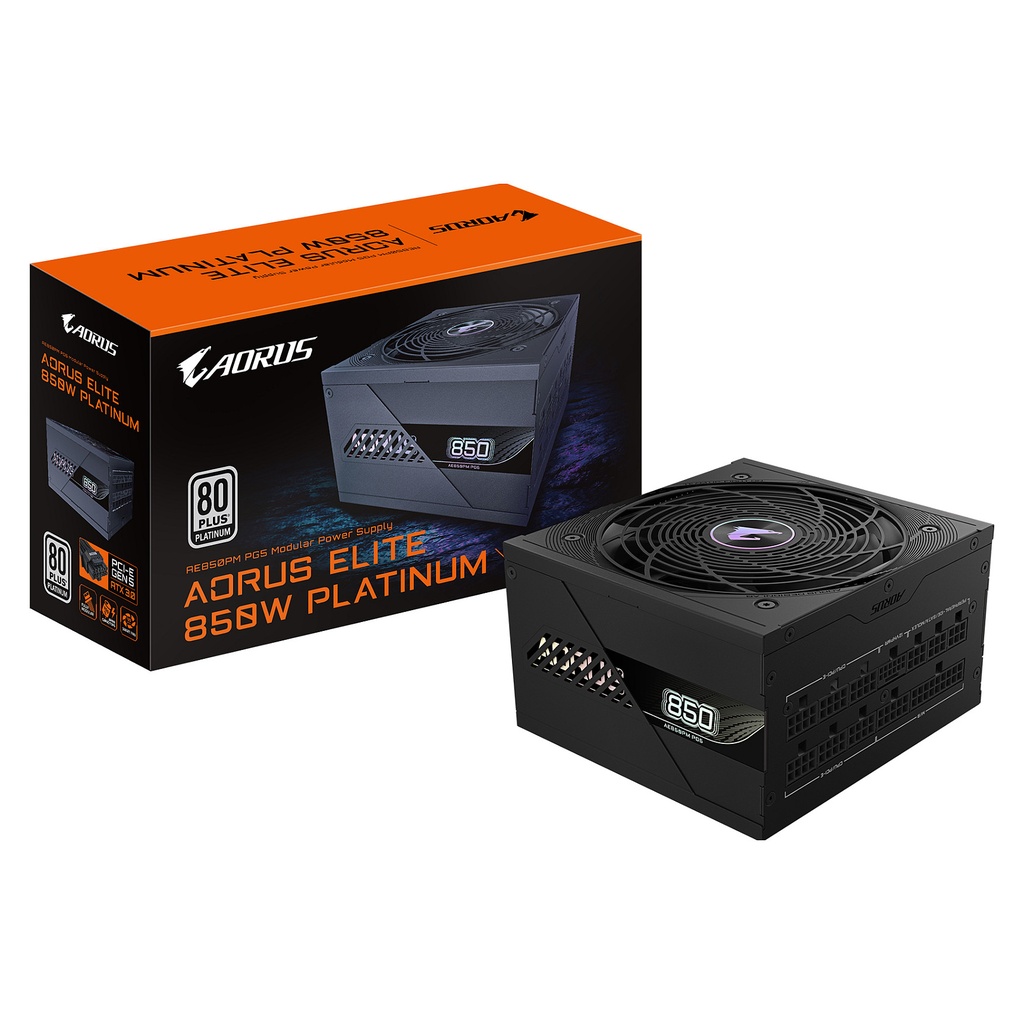 AORUS ELITE AE850PM PG5 - power supply - 850 Watt - GP-AE850PM PG5