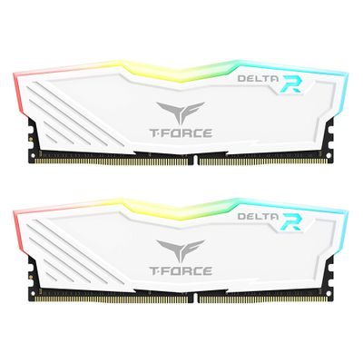 T-Force RAM DELTA RGB - 16 GB (2 x 8 GB Kit) - DDR4 3600 DIMM CL18 - TF4D416G3600HC18JDC01