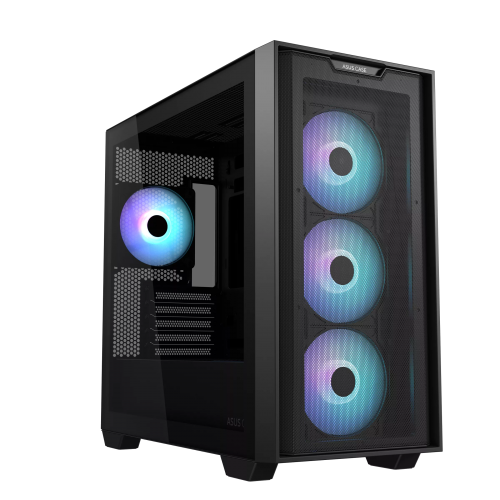 ASUS Gaming Case Micro ATX TG with 4xARGB Fans A21 PLUS Black