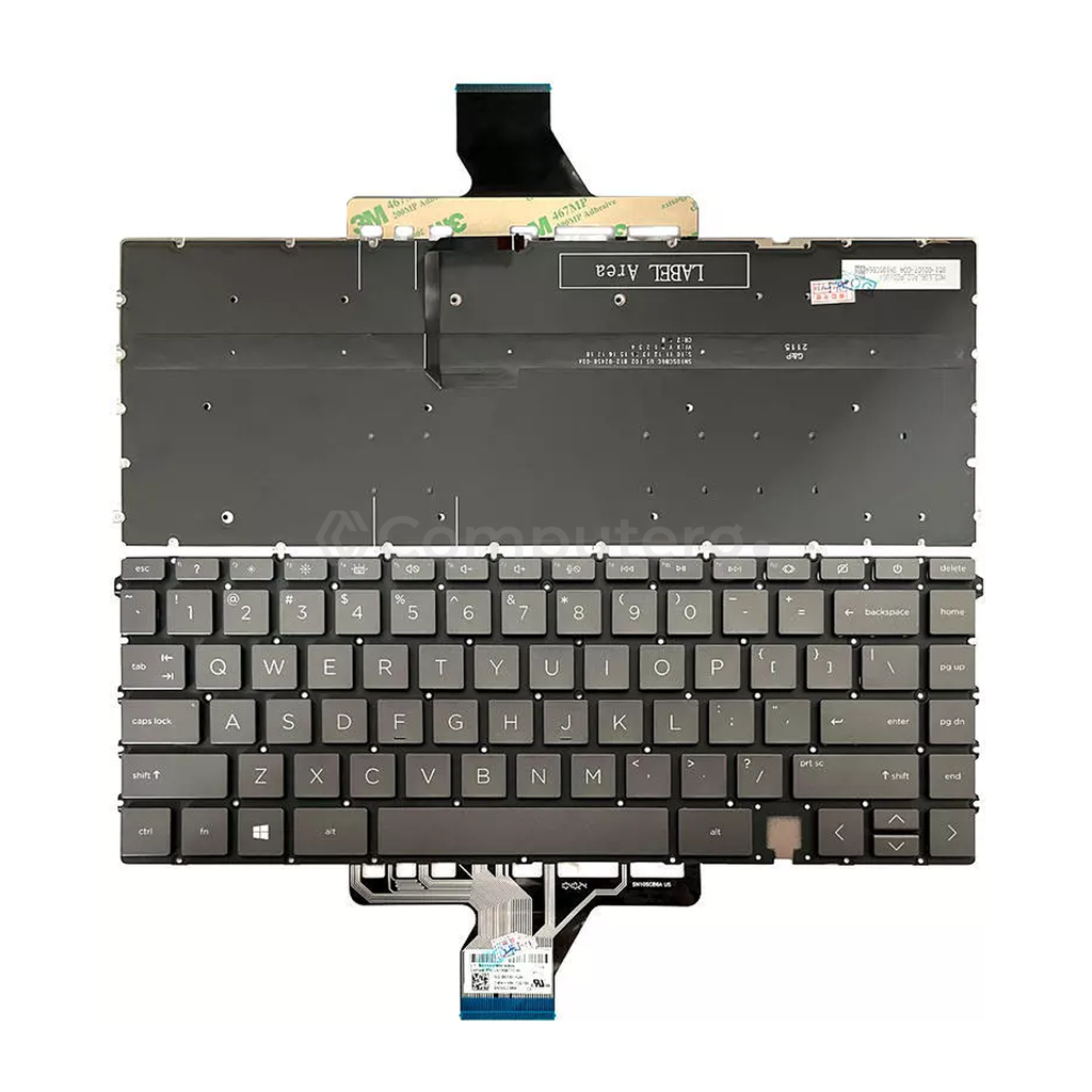 HP X360 2-in-1 16-F - Backlight - US Layout keyboard