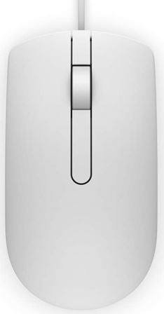 Dell Mouse Wired USB - White - MS116 