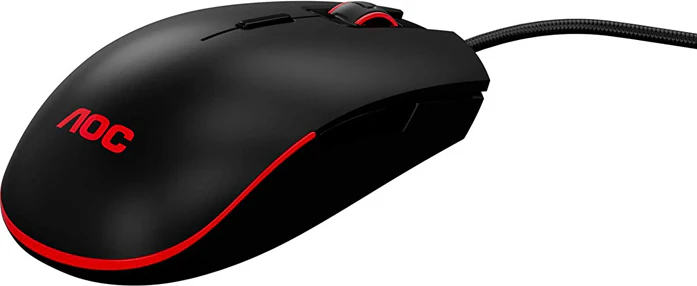 AOC Mouse Gaming - Black/Red - GM500DRBE