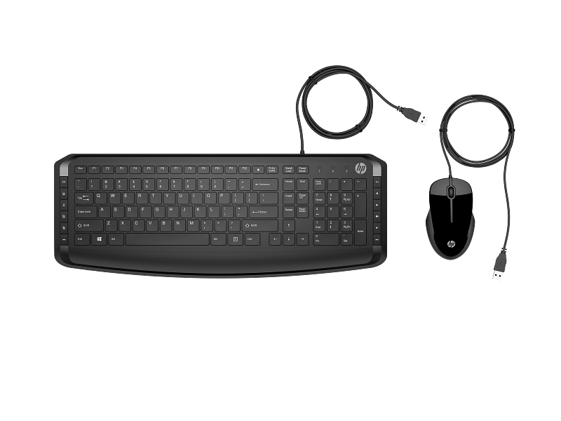 HP Keyboard and Mouse Pavilion 200  - Black
