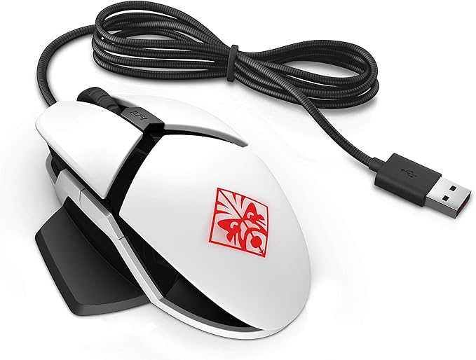 HP Mouse Omen Gaming - White/Black - 7ZF19AA