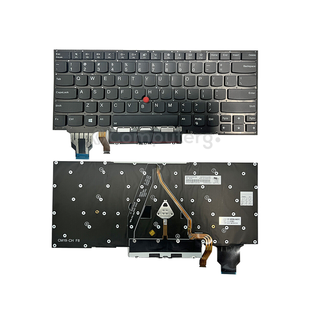 Lenovo ThinkPad X1 Carbon 7th Gen - Backlight - US Layout Keyboard