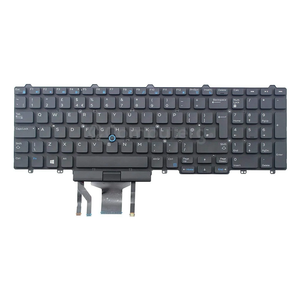 Dell Latitude E5550 Series - Backlight - UK Layout Keyboard