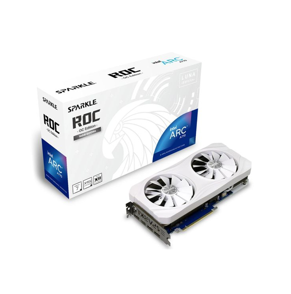 Sparkle Intel Arc A750 Titan OC - Graphics Card - 8GB GDDR6 - Triple Fan