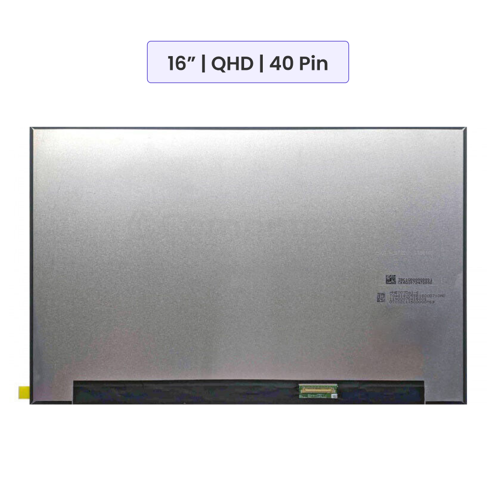 Laptop Screen Panel 16.0-Inch - WQXGA (2560x1600) - 40 Pin