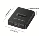 M.2 NVMe SSD Enclosure Docking Station - Black