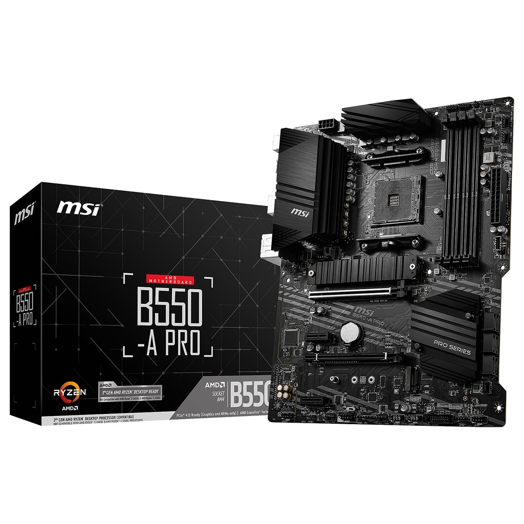 Motherboard AMD AM4 MSI B550-A PRO ATX