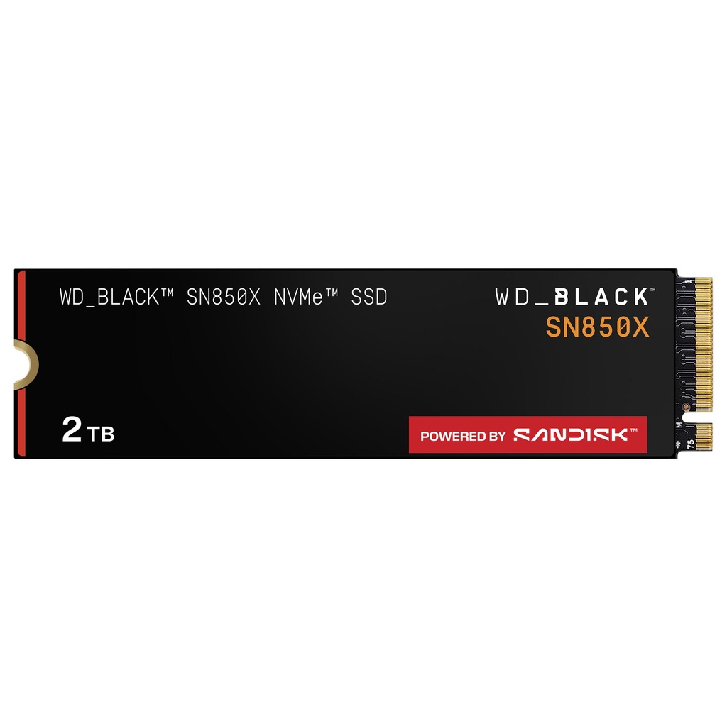 Western Digital WD SN850X 2TB M.2 NVMe - WDS200T2X0E-00BCA0