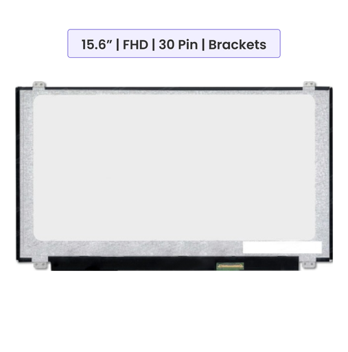 Laptop Screen Panel 15.6-Inch - FHD (1920x1080) - 30 Pin - Brackets