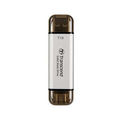 Transcend ESD310S External USB 10Gbps Type C A Silver 1TB - TS1TESD310S
