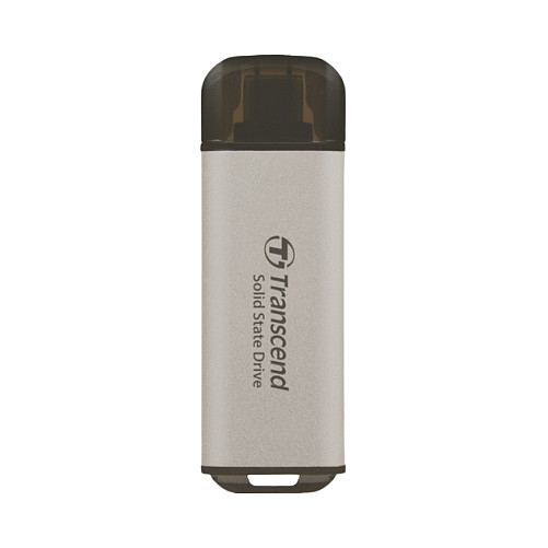 Transcend ESD300S External USB 10Gbps Type C Silver 512GB - TS512GESD300S