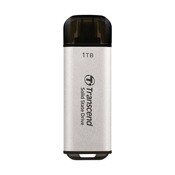 Transcend ESD300S External USB 10Gbps Type C Silver 1TB - TS1TESD300S