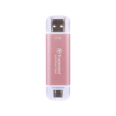 Transcend ESD310P External USB 10Gbps Type C A Pink 2TB - TS2TESD310P