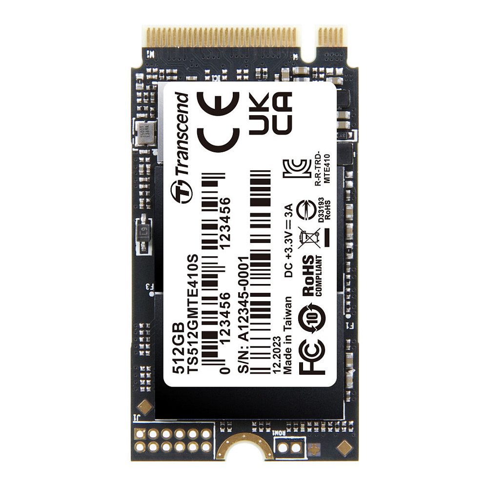 Transcend 3D 512GB M.2 NVMe - TS512GMTE410S