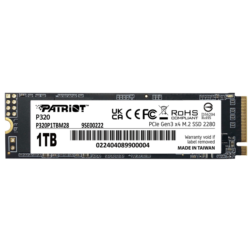 Patriot P320 1TB M.2 NVMe - P320P1TBM28
