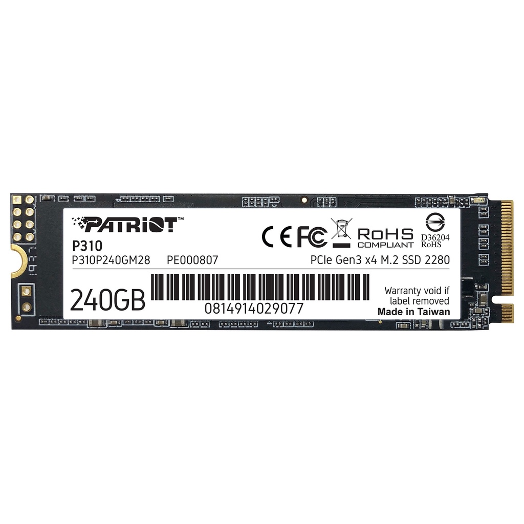 Patriot P310 240GB M.2 NVMe - P310P240GM28