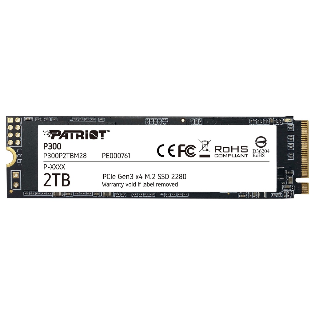Patriot P300 3.0 2100 1650 PE761 2TB M.2 - P300P2TBM28