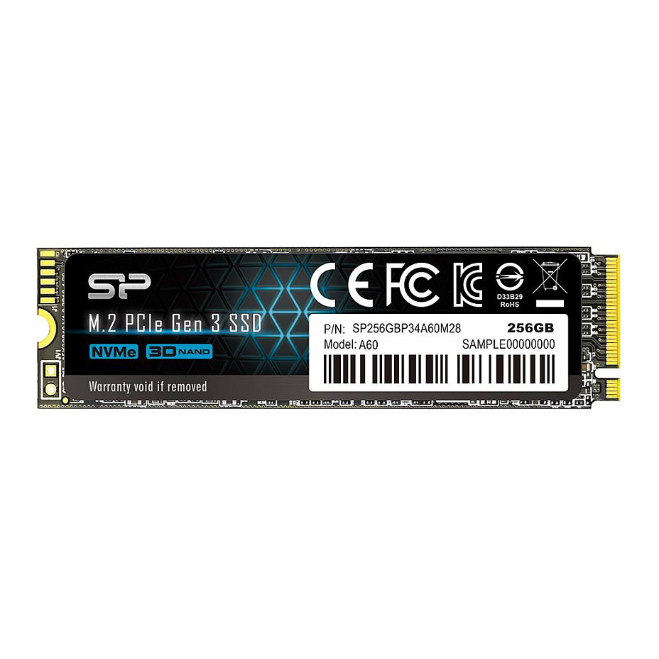 Silicon Power P34A60 - - - 3.0 256GB M.2 NVMe - SP256GBP34A60M28