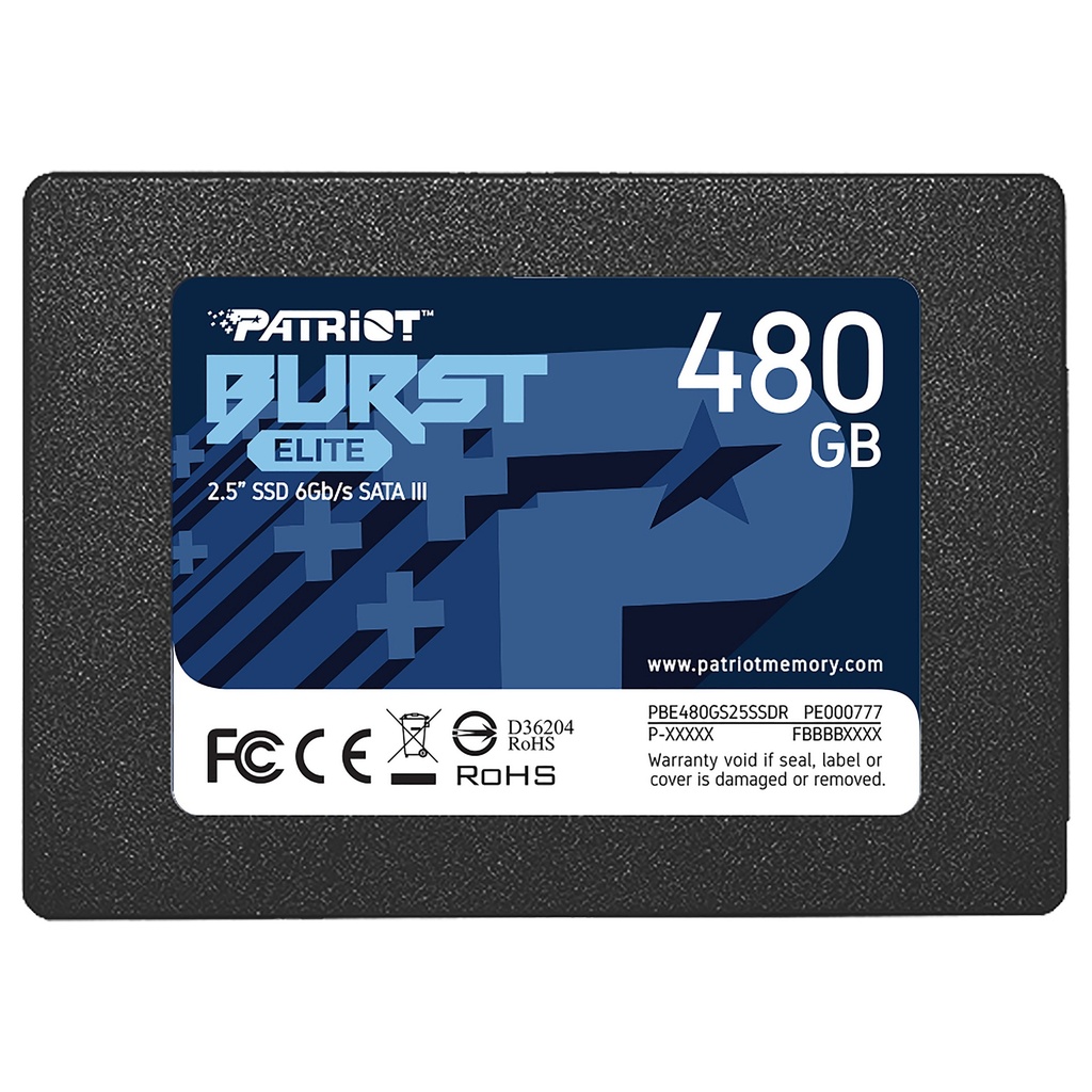 Patriot Burst Elite 450 320 PE777 480GB 2.5" SATA - PBE480GS25SSDR