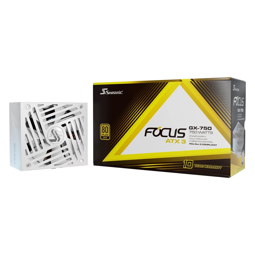 Sea Sonic Seasonic FOCUS-GX-750-V4-WHITE 750W 80+ Gold
